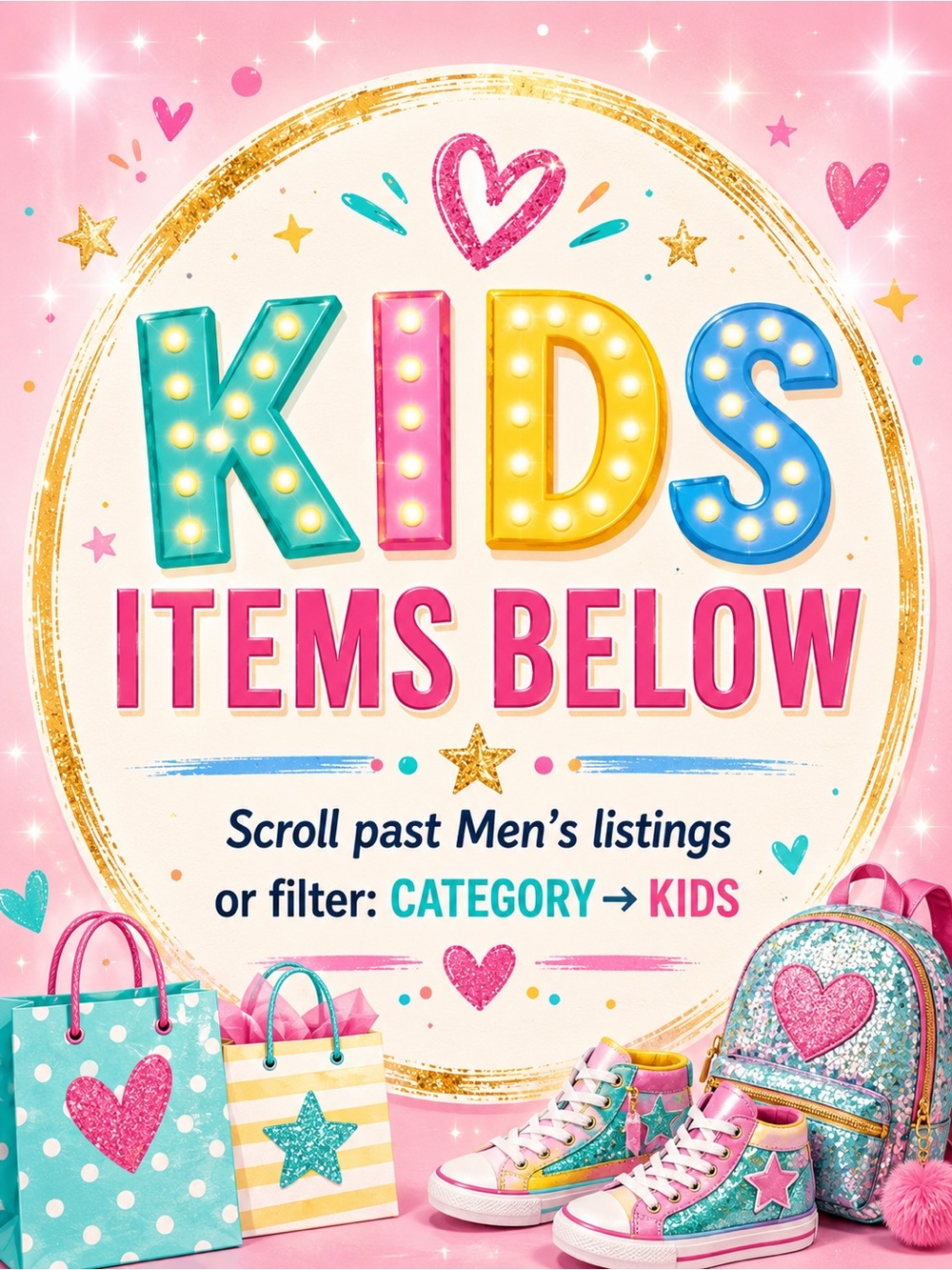 Kids Items Below — Scroll Down or Filter Kids